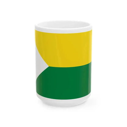 Flag of La Troncal (Ecuador) White Coffee Mug 15oz - Go Mug Yourself