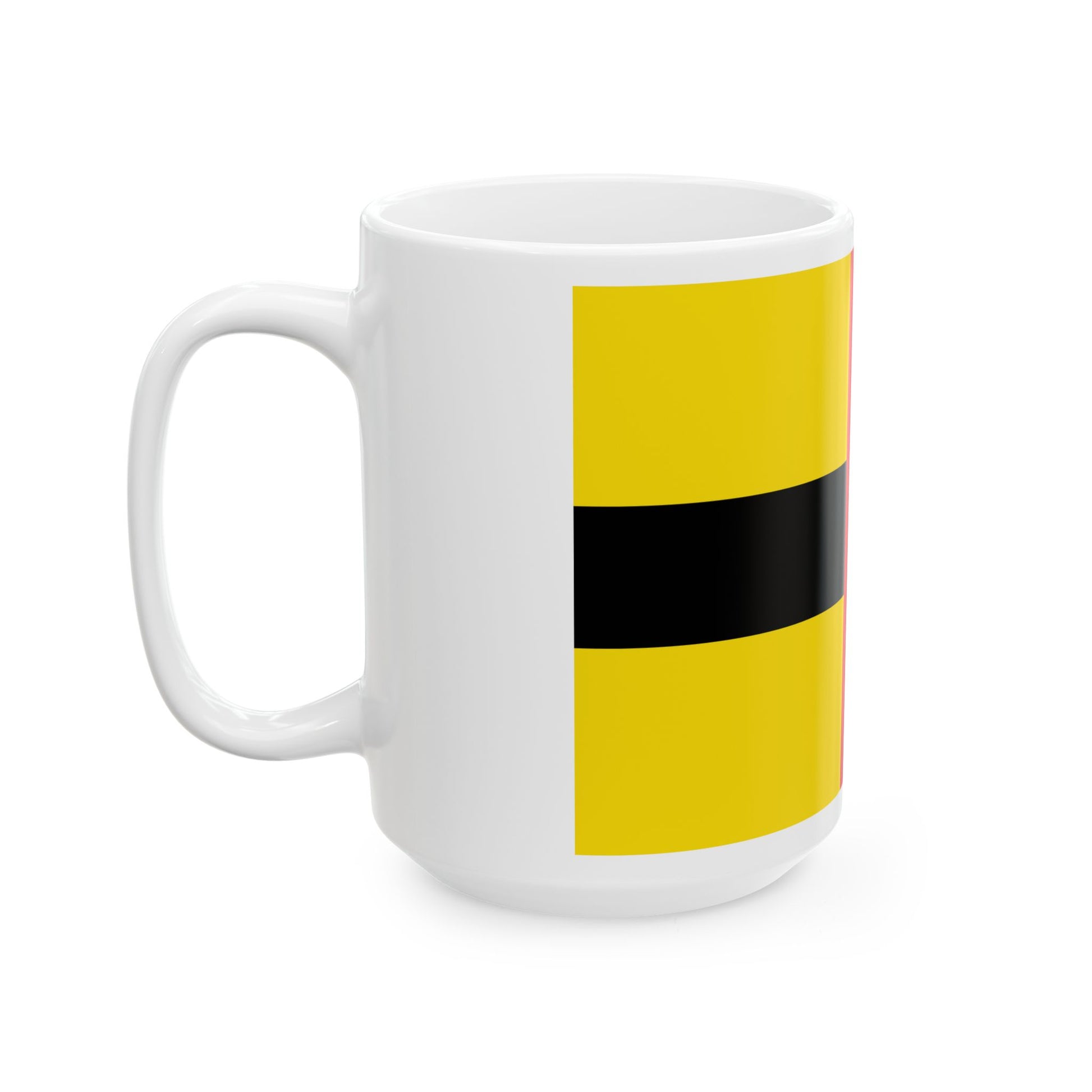 Flag of Laakdal (Belgium) White Coffee Mug-Go Mug Yourself