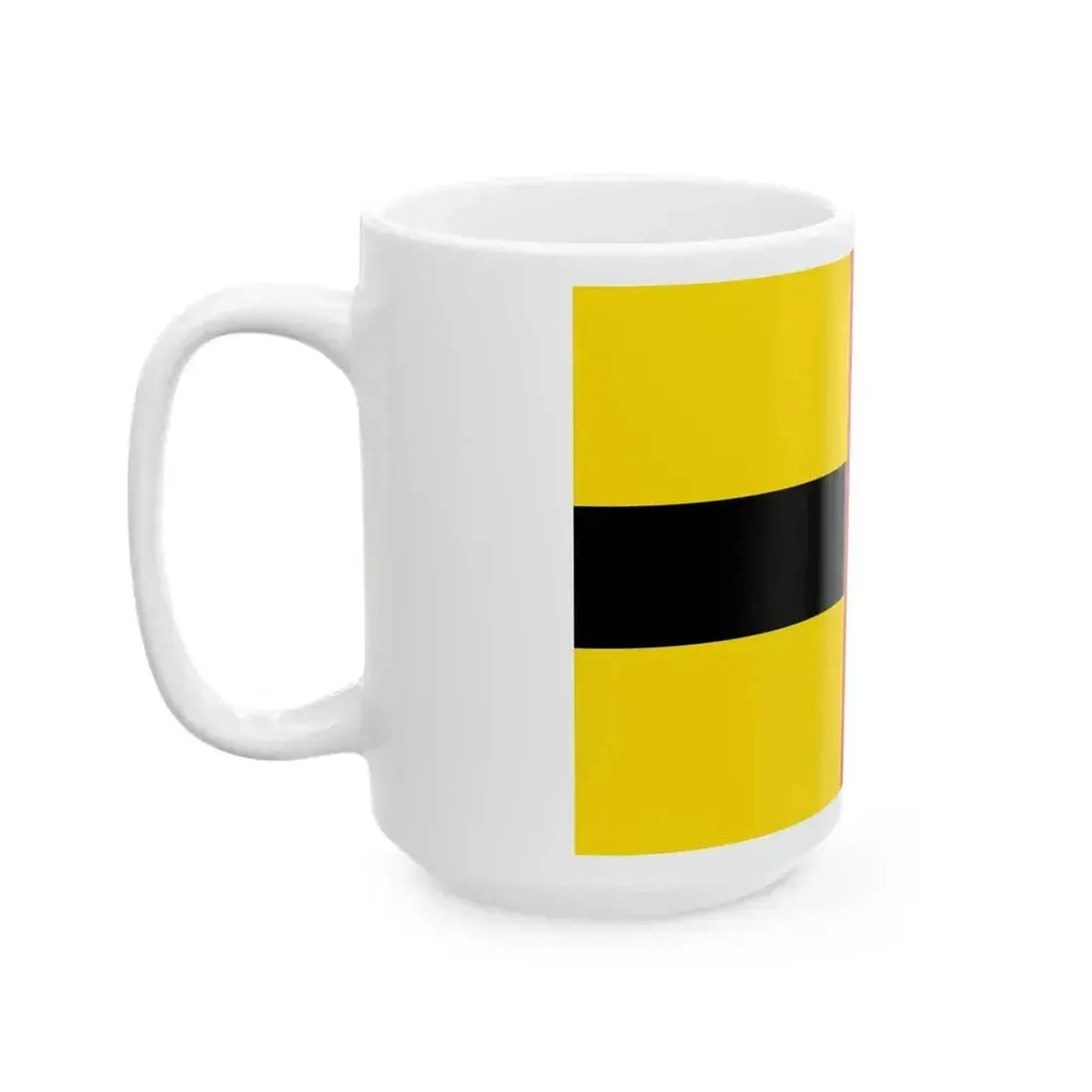 Flag of Laakdal (Belgium) White Coffee Mug - Go Mug Yourself