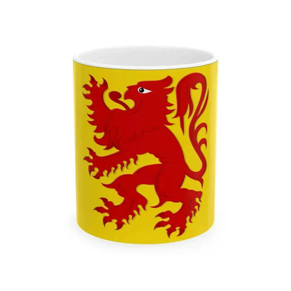 Flag of Laarne (Belgium) White Coffee Mug 11oz - Go Mug Yourself