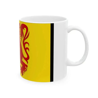 Flag of Laarne (Belgium) White Coffee Mug - Go Mug Yourself