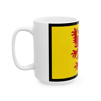 Flag of Laarne (Belgium) White Coffee Mug - Go Mug Yourself