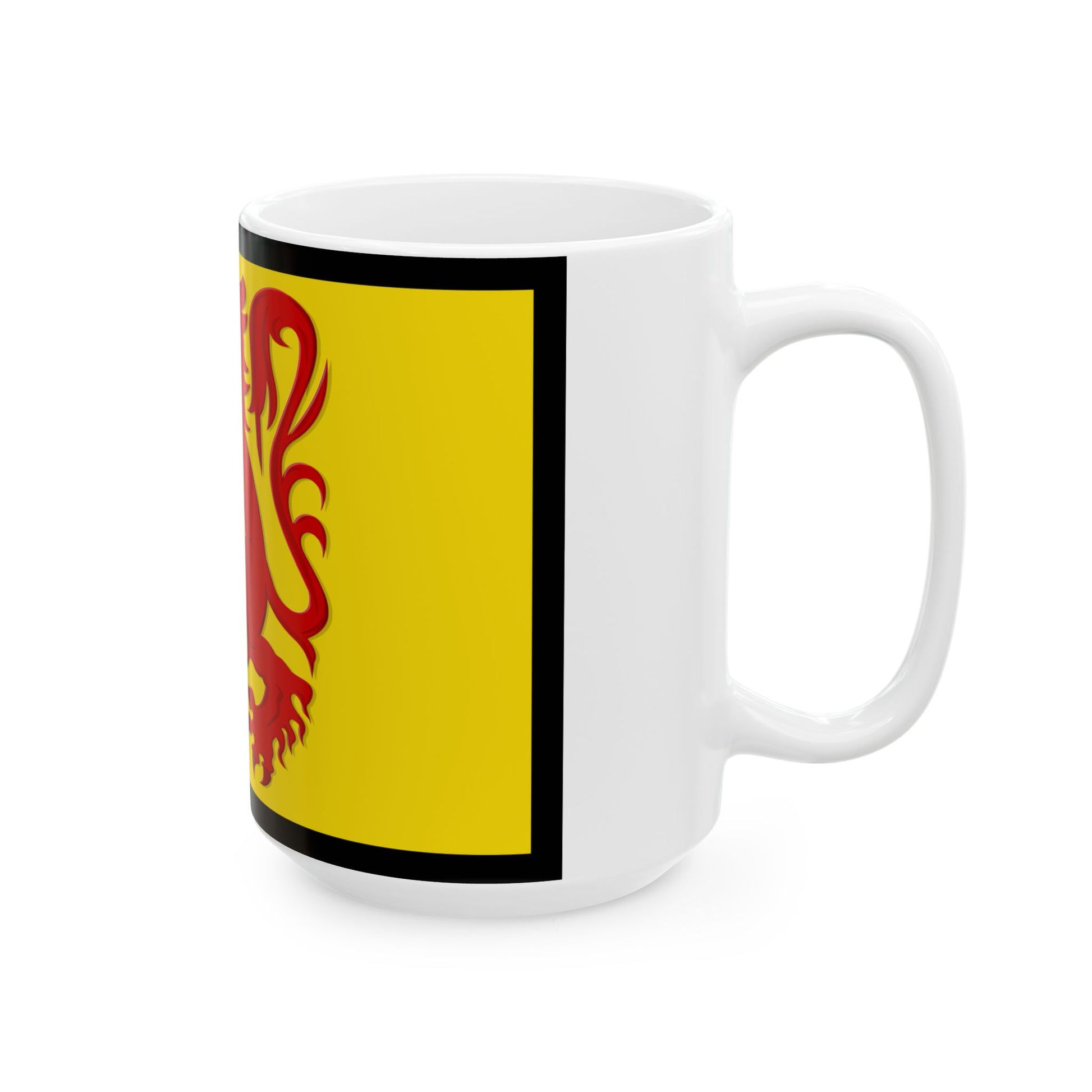 Flag of Laarne (Belgium) White Coffee Mug-Go Mug Yourself