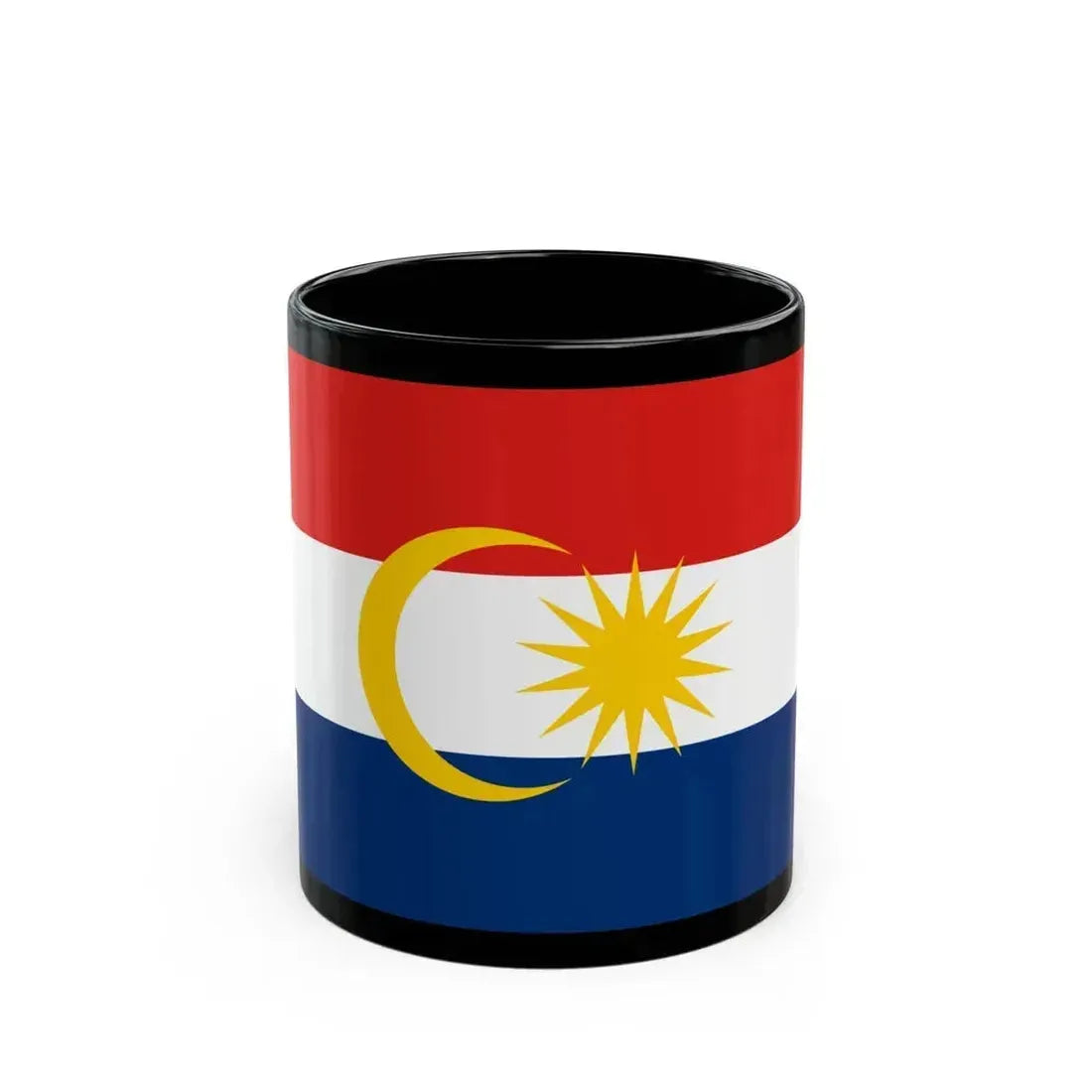 Flag of Labuan Malaysia - Black Coffee Mug 11oz - Go Mug Yourself