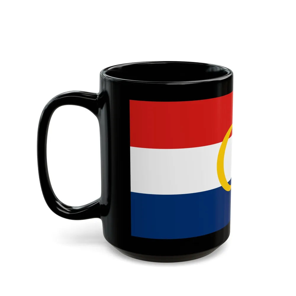 Flag of Labuan Malaysia - Black Coffee Mug-Go Mug Yourself