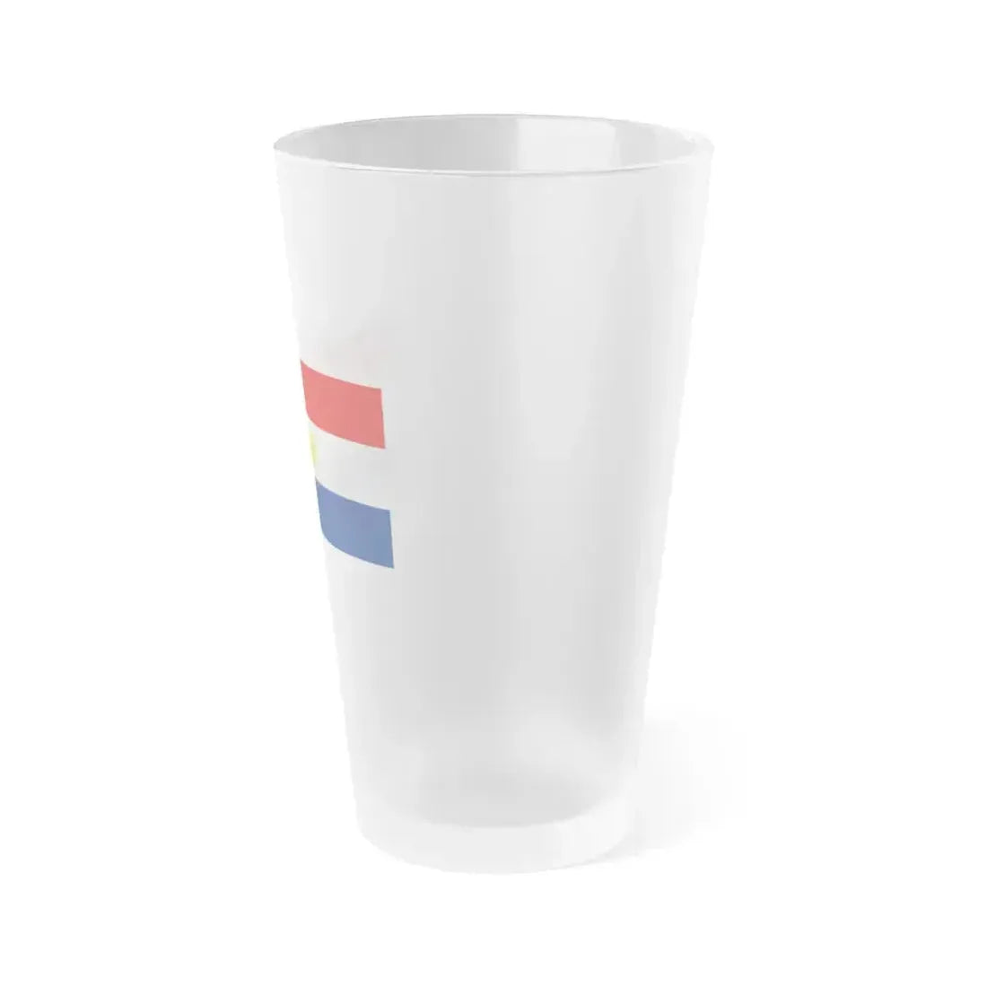 Flag of Labuan Malaysia - Frosted Pint Glass 16oz - Go Mug Yourself