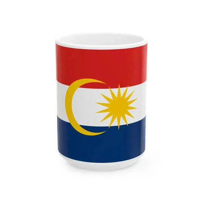 Flag of Labuan (Malaysia) White Coffee Mug 15oz - Go Mug Yourself