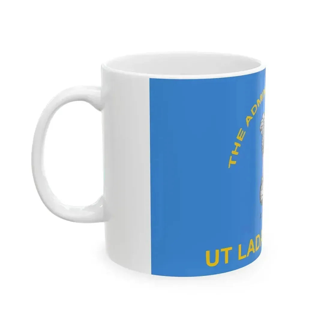 Flag of Ladakh India (India) White Coffee Mug - Go Mug Yourself