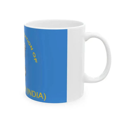Flag of Ladakh India (India) White Coffee Mug - Go Mug Yourself