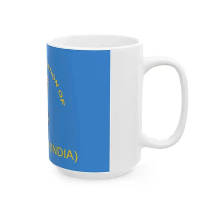 Flag of Ladakh India (India) White Coffee Mug - Go Mug Yourself