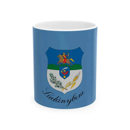Flag of Ladanybene (Hungary) White Coffee Mug 11oz - Go Mug Yourself