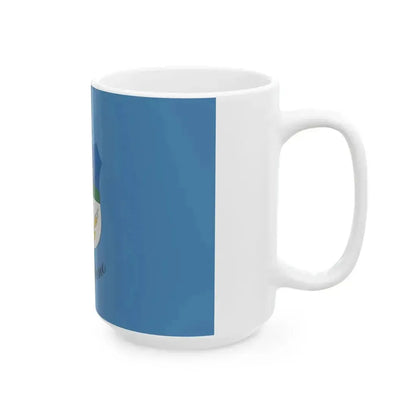 Flag of Ladanybene (Hungary) White Coffee Mug - Go Mug Yourself