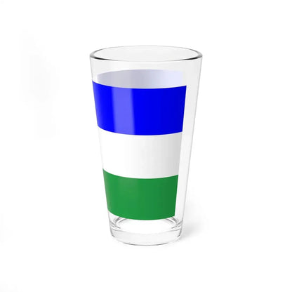 Flag of Ladinia (Italy) Pint Glass 16oz - Go Mug Yourself