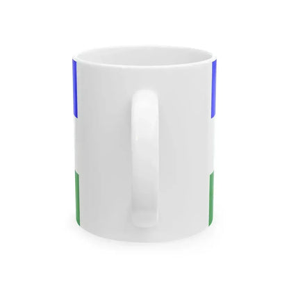 Flag of Ladinia (Italy) White Coffee Mug - Go Mug Yourself