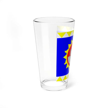Flag of Ladyzhyn (Ukraine) Pint Glass 16oz - Go Mug Yourself