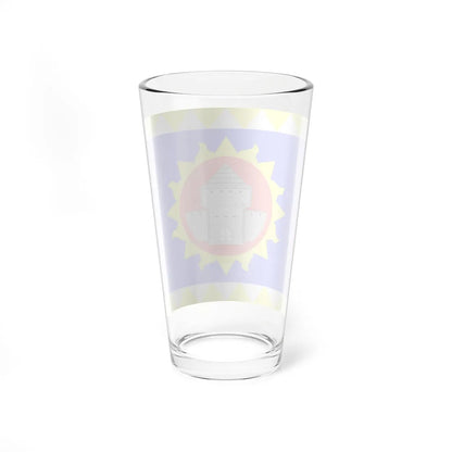 Flag of Ladyzhyn (Ukraine) Pint Glass 16oz - Go Mug Yourself