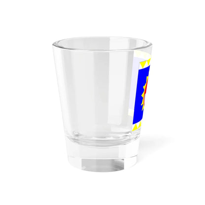 Flag of Ladyzhyn (Ukraine) Shot Glass 1.5oz - Go Mug Yourself
