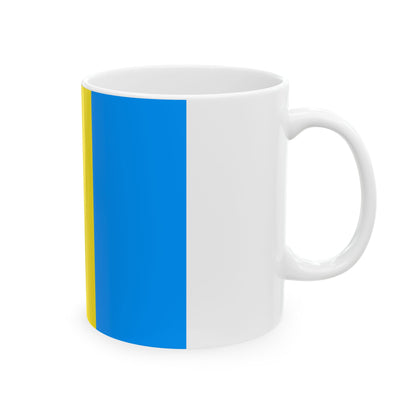 Flag of Laeken Belgium (Belgium) White Coffee Mug-Go Mug Yourself