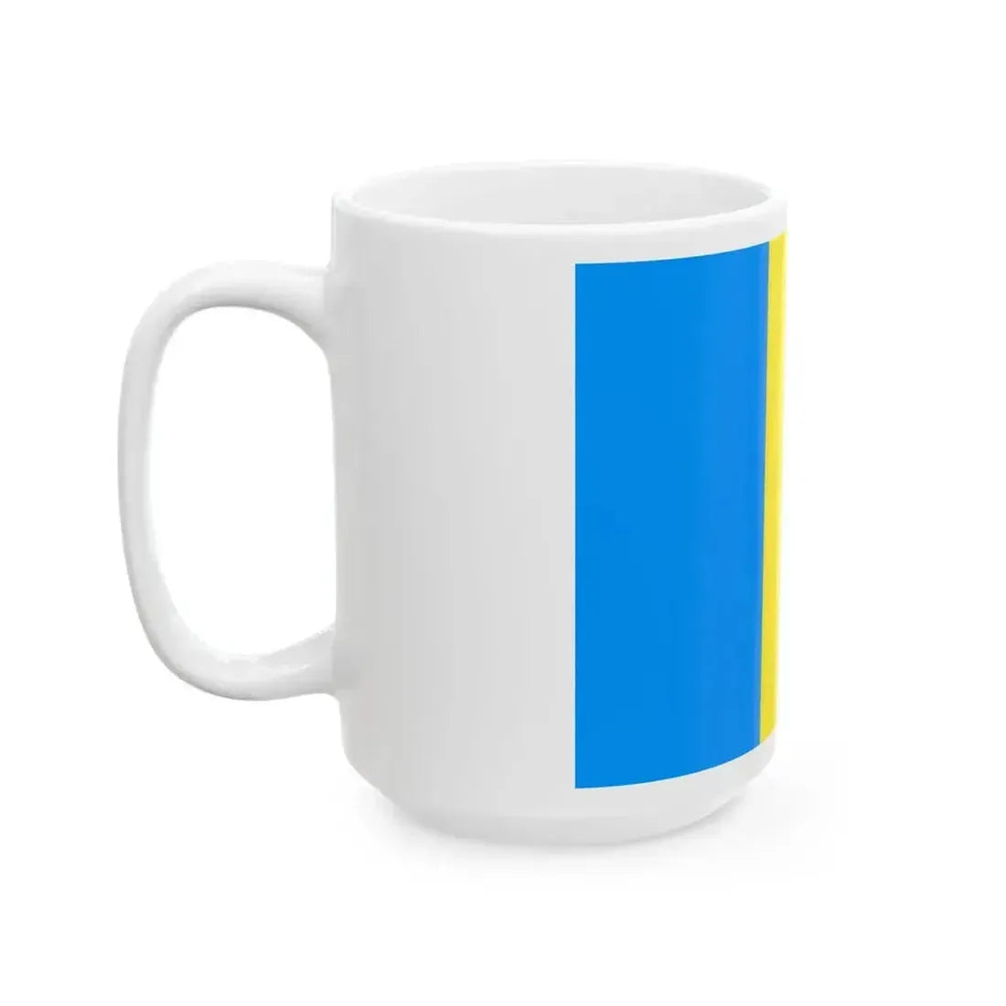 Flag of Laeken Belgium (Belgium) White Coffee Mug - Go Mug Yourself