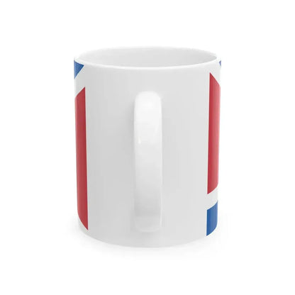 Flag of Lafayette Louisiana (United States) White Coffee Mug - Go Mug Yourself