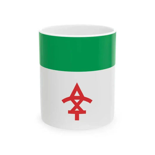Flag of Lagodekhi Municipality (Georgia) White Coffee Mug 11oz - Go Mug Yourself