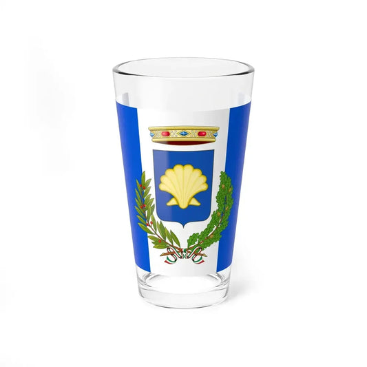 Flag of Lagosanto (Italy) Pint Glass 16oz 16oz - Go Mug Yourself