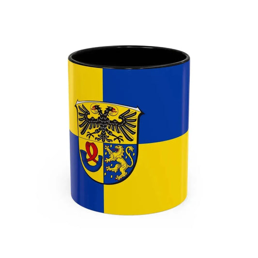 Flag of Lahn Dill Kreises Germany - Accent Coffee Mug 11oz Black - Go Mug Yourself