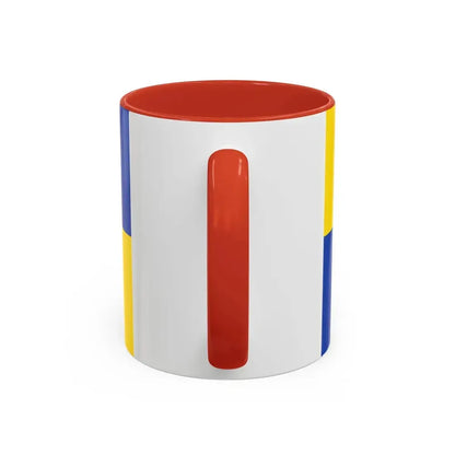 Flag of Lahn Dill Kreises Germany - Accent Coffee Mug - Go Mug Yourself