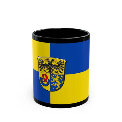 Flag of Lahn Dill Kreises Germany - Black Coffee Mug-11oz-Go Mug Yourself