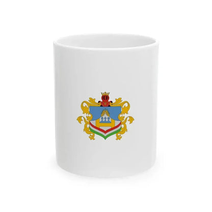 Flag of Lajoskomarom (Hungary) White Coffee Mug 11oz - Go Mug Yourself