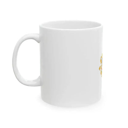 Flag of Lajoskomarom (Hungary) White Coffee Mug - Go Mug Yourself