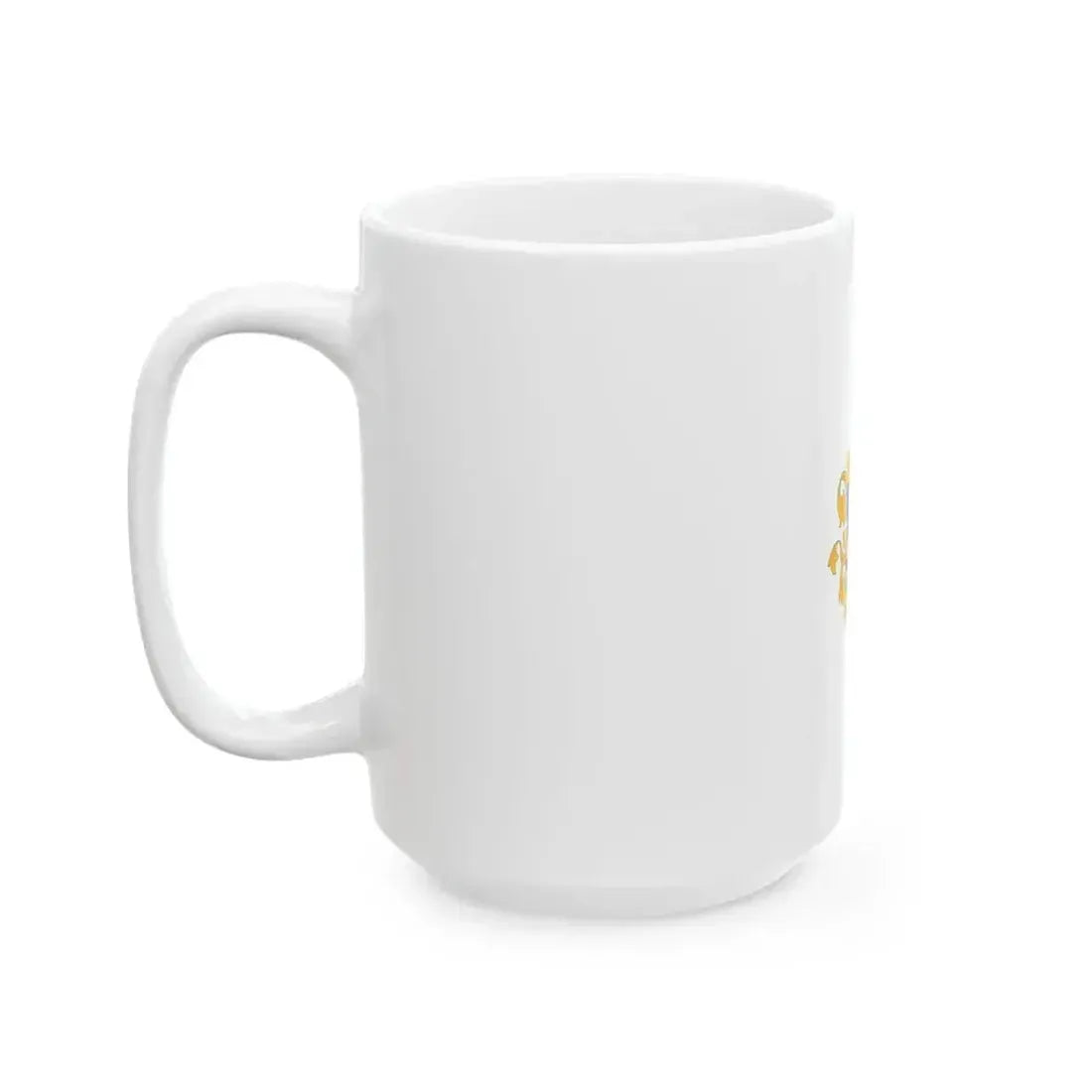 Flag of Lajoskomarom (Hungary) White Coffee Mug - Go Mug Yourself