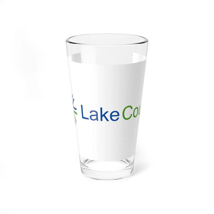 Flag of Lake County Illinois (United States) Pint Glass 16oz 16oz - Go Mug Yourself