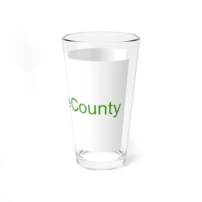 Flag of Lake County Illinois (United States) Pint Glass 16oz - Go Mug Yourself