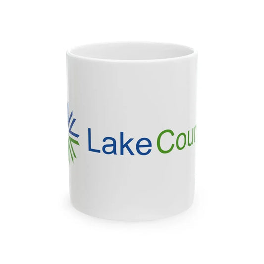 Flag of Lake County Illinois (United States) White Coffee Mug 11oz - Go Mug Yourself