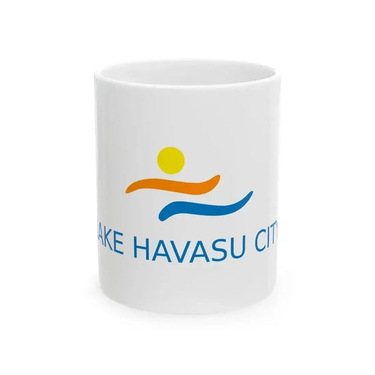 Flag of Lake Havasu City Arizona (United States) White Coffee Mug 11oz - Go Mug Yourself