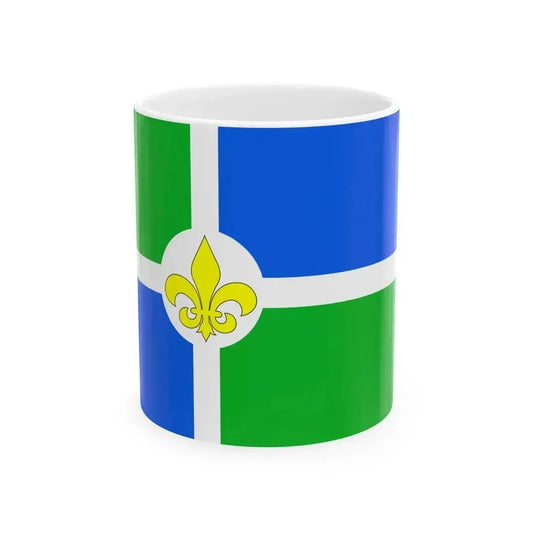 Flag of Lake St. Louis Missouri (United States) White Coffee Mug 11oz - Go Mug Yourself