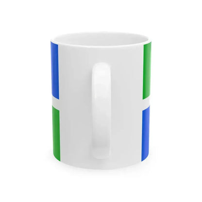 Flag of Lake St. Louis Missouri (United States) White Coffee Mug - Go Mug Yourself