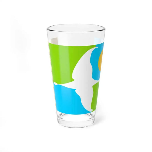 Flag of Lake Wales Florida (United States) Pint Glass 16oz 16oz - Go Mug Yourself