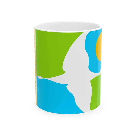 Flag of Lake Wales Florida (United States) White Coffee Mug 11oz - Go Mug Yourself