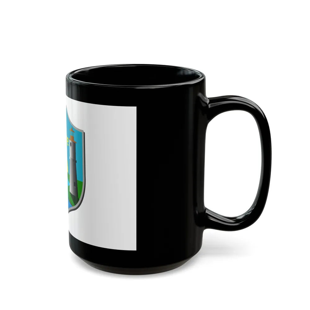 Flag of Lakeshore Ontario Canada - Black Coffee Mug-Go Mug Yourself