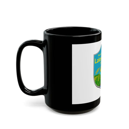 Flag of Lakeshore Ontario Canada - Black Coffee Mug-Go Mug Yourself