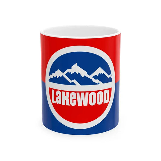 Flag of Lakewood Colorado (United States) White Coffee Mug 11oz - Go Mug Yourself