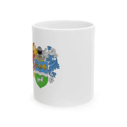 Flag of Lakitelek (Hungary) White Coffee Mug 11oz - Go Mug Yourself
