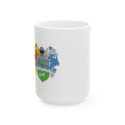 Flag of Lakitelek (Hungary) White Coffee Mug 15oz - Go Mug Yourself