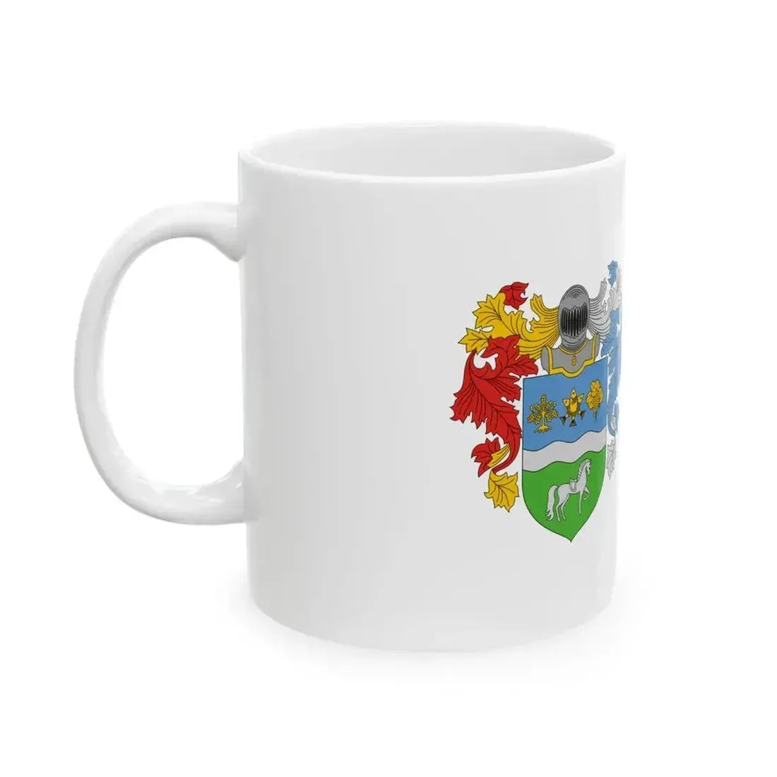 Flag of Lakitelek (Hungary) White Coffee Mug - Go Mug Yourself