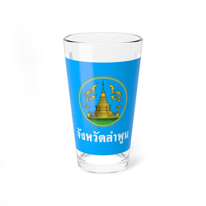 Flag of Lamphun (Thailand) Pint Glass 16oz 16oz - Go Mug Yourself