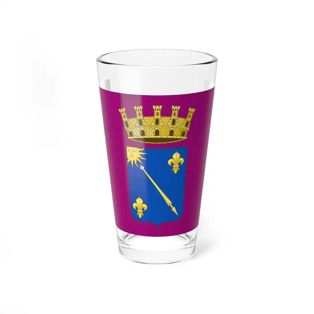 Flag of Lanciano (Italy) Pint Glass 16oz 16oz - Go Mug Yourself