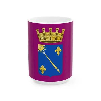 Flag of Lanciano (Italy) White Coffee Mug 15oz - Go Mug Yourself
