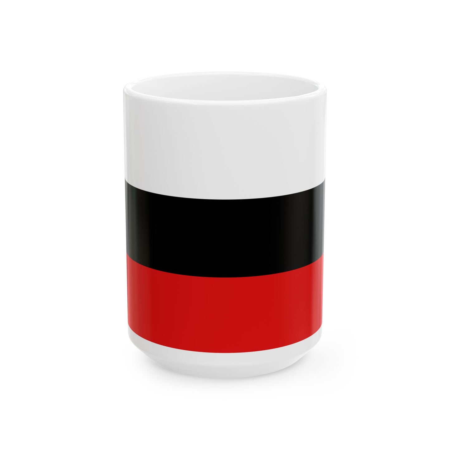 Flag of Landen (Belgium) White Coffee Mug-15oz-Go Mug Yourself